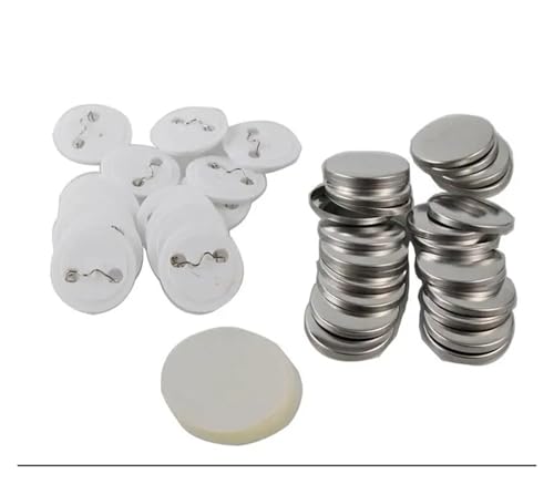 58mm DIY Abzeichen Button Pins Blank Material Pins Abzeichen for Personalisierte Handwerk 100PCS Mehrzweck von JHXHFJXZ