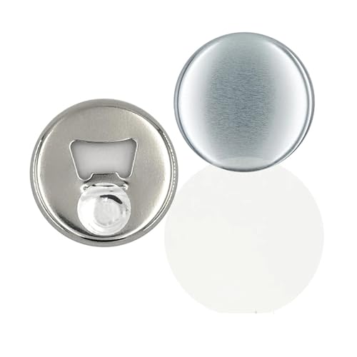 Bier öffnen Schlüsselanhänger Attraktion Kühlschrank Magnet Knopf DIY Herstellung Abzeichen Teile manuelle Stanzpresse 58 mm 74 mm Mehrzweck(Magnet 100PCS,58mm) von JHXHFJXZ