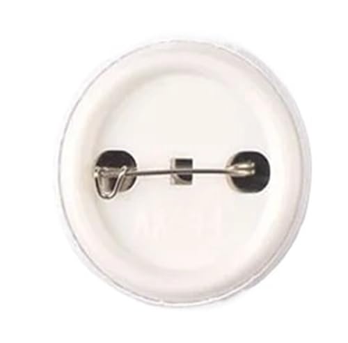 Blanko-Pin-Button, DIY-Komponenten for die Herstellung individueller Anstecker, Bastelarbeiten, Events Mehrzweck(25mm) von JHXHFJXZ