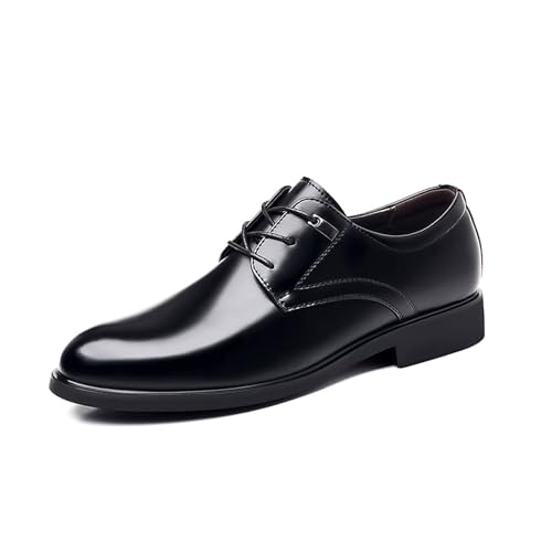 JHYUUKAU Herren Mode Business Schuhe Formale Derby Klassische Bequeme Casual,Schwarz,43 EU JHYUUKAU Herren Mode Business Schuhe Formale Derby Klassische Bequeme Casual,Schwarz,43 EU von JHYUUKAU