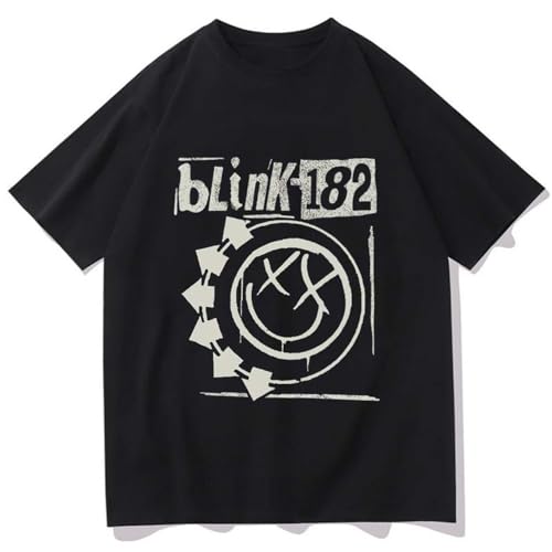 Blink-182 Punk Band Rock Music T Shirts Men Individualization T-Shirts 100% Cotton Tshirts Slight Strech Minimalism Black M Blink-182 Punk Band Rock Music T Shirts Men Individualization T-Shirts 100% Cotton Tshirts Slight Strech Minimalism Black M von JI XIANGJU
