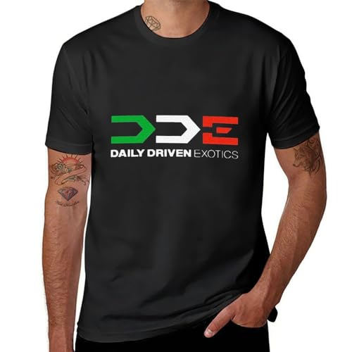 DDE Daily Driven Exotics T-Shirt Summer Tops Sports Fan t-Shirts Men's Clothing Black XXL DDE Daily Driven Exotics T-Shirt Summer Tops Sports Fan t-Shirts Men's Clothing Black XXL von JI XIANGJU