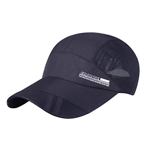 JIAHG Baseball Cap Sommer Damen Sommermütze Herren Basecap Baseballmütze Sportkappe Hut Outdoor Sonnenschutz Sonnenhut Einstellbare Baseball Kappe von JIAHG