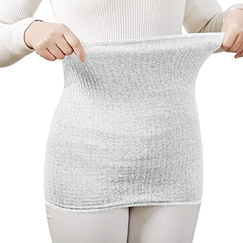 JIAHG Damen Herren Elastisch Nierenwärmer Bauchwärmer Wärmegürtel Weiche Dicken Baumwolle Rückenwärmer Leibwärmer Taillen Hüftwärmer Winter Bauch Taille Unterstützung Beschützer Gürtel Band von JIAHG