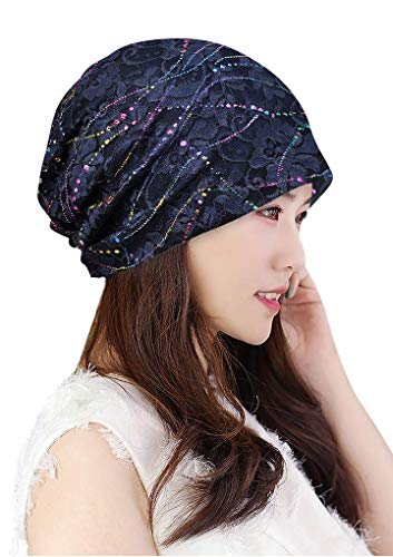 JIAHG Chemo Hut Mütze Damen Kopftuch Damenmütze Kopfwickel Chemo Kopfbedeckung Caps Headgear Head Wraps Schlafhut Schlafmütze Krebspatienten Kopfbedeckung Turban von JIAHG