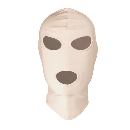 JIAHG Full Cover Maske SM-Maske Bondage Maske Mund öffnen Fetisch Maske Sex Maske Schwarz Kopfmaske Frauen Sexy Sturmhaube Maske Erwachsene Gesichtsmaske (Polyester, Augen und Mund öffnen Hautfarben) JIAHG Full Cover Maske SM-Maske Bondage Maske Mund öffnen Fetisch Maske Sex Maske Schwarz Kopfmaske Frauen Sexy Sturmhaube Maske Erwachsene Gesichtsmaske (Polyester, Augen und Mund öffnen Hautfarben) von JIAHG