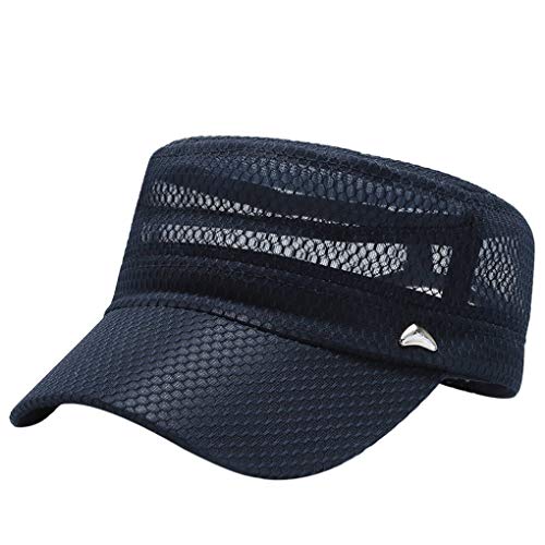 JIAHG Herren Baseball Cap Sonnenhut Mesh Baseballmütze Sommerhut Schnell trocknend Baseball Kappen Sport Cap Flatcap, Frühling und Sommer Bedarf von JIAHG