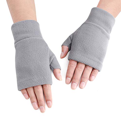 JIAHG Unisex Winter Fingerlose Handschuhe Warm Flanell Fäustlinge Pulswärmer Handstulpen Stulpen für Damen Herren Liebespaar Studenten von JIAHG