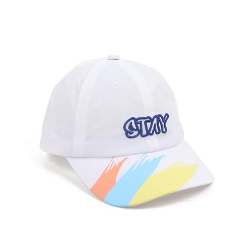 Kinder Baseball Cap Schirmmütze Schnelltrocknend Mesh Kappe Mädchen Sonnenhut Sommerhut Junge Basketball Mütze Sportkappe Einstellbar Baseballkappe (Weiß) von JIAHG