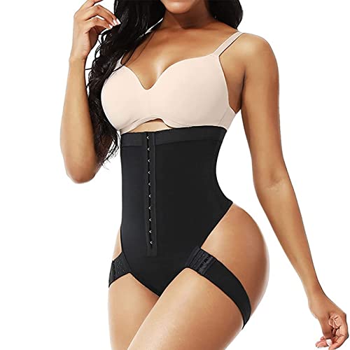 JIALIFT Frauen Butt Lifter Body Shaper Tummy Control Tanga Butt Lifter Shapewear Für Frauen Seamless Shaping Tanga Höschen Body Shaper Unterwäsche S-5XL Sauna Weste (Color : Noir, Size : M) von JIALIFT