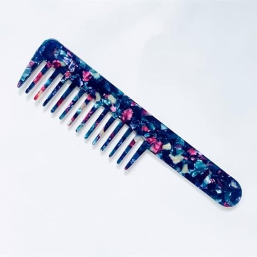 JIALIU Haarkämme Bunte Friseurkamm-Haarbürste für Frauen-Mädchen-Haar-Styling-Werkzeug Shell-Acetat JIALIU Haarkämme Bunte Friseurkamm-Haarbürste für Frauen-Mädchen-Haar-Styling-Werkzeug Shell-Acetat von JIALIU