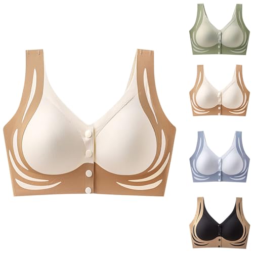 2025 Hebender Anti-Sagging Wireless Push-Up BH atmungsaktive Brust gesammelt Nahtlose Anti-Sagging Dessous Shaping BHS Push-up-BH zum Anheben Anti-Aging kabellos Push-Up-BH gerafft von JIANGML