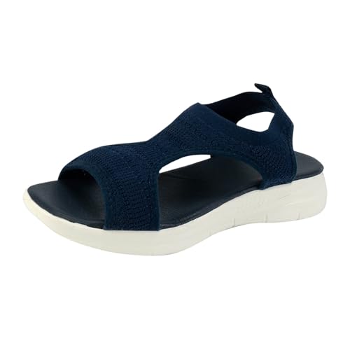 2025 Orthopädische Schuhe Damen Slip on Sneaker Frauen Gewebt Atmungsaktiv Turnschuhe Leicht Laufschuhe Sportschuhe Bequeme Schlupfschuhe Walkingschuhe Arch Support Schuhe EU 37-43 von JIANGML