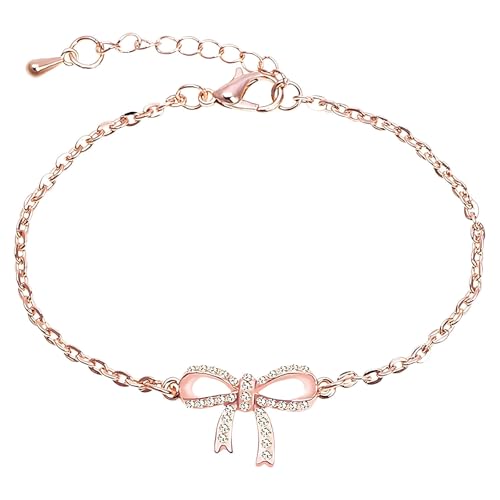 Armband Damen 925 Sterling Silber für Frauen Verstellbar Herz Schmetterling Gliederkette Unendlichkeit Liebe Armband Charms Graduate Geburtstag Schmuck Geschenk von JIANGML