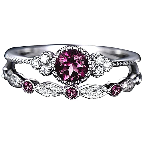 JIANGML Ringe Frauen Eheringe Ring Silber 925 Damen, Zirkonia Silberringe Trauringe Vorsteckring Hochzeitsringe Antragsring Memoirering Ewigkeitsring Ringe Set, Damen Schmuck Rosegold Gold JIANGML Ringe Frauen Eheringe Ring Silber 925 Damen, Zirkonia Silberringe Trauringe Vorsteckring Hochzeitsringe Antragsring Memoirering Ewigkeitsring Ringe Set, Damen Schmuck Rosegold Gold von JIANGML