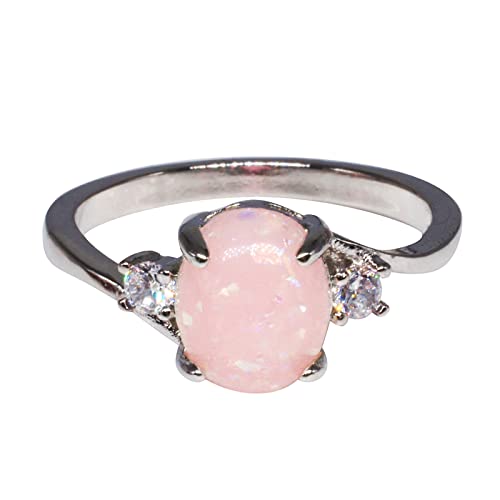 Silber Ringe Damen 925 Silber Ringe Frauen Glänzend Verlobungsring Silberring Damen Promise Ring Ringe Set Schmuck Klassik Silber Schmuck Mädchen Frauen Vintage Ringe Statement Ringe für Frauen von JIANGML