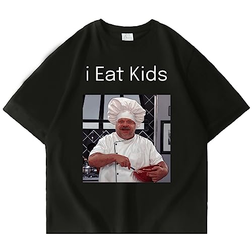 Bertram Eats Kids T-Shirt I Eat Kids Men Women Summer Pure Cotton Short Sleeve T-Shirts Casual Loose T Shirt Harajuku Streetwear von JIANGNANYAN