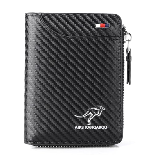 JIANK Reshline Herren RFID Blocking Wallet, Carbon F-BLACK, Minimal JIANK Reshline Herren RFID Blocking Wallet, Carbon F-BLACK, Minimal von JIANK