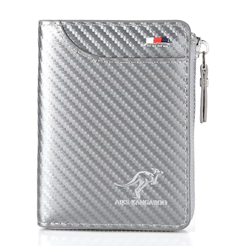 JIANK Reshline Herren RFID Blocking Wallet, Carbon F-SLIVER, Minimal von JIANK