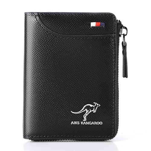 JIANK Reshline Herren RFID Blocking Wallet, LP-BLACK, Minimal von JIANK
