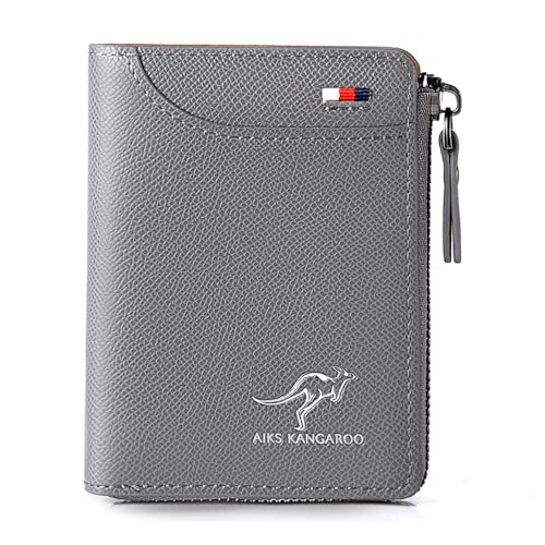 JIANK Reshline Herren RFID Blocking Wallet, LP-GREY, Minimal von JIANK