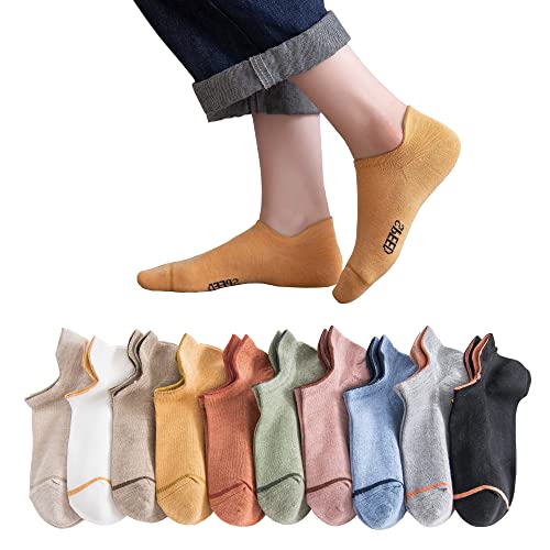 JIANNEI LIFE 10 Paar Damen Sneaker Socken Baumwolle Knöchel Socken Damen Low Cut Socken No Show Socken (as3, numeric, numeric_36, numeric_42, regular, regular, Color_A) von JIANNEI LIFE