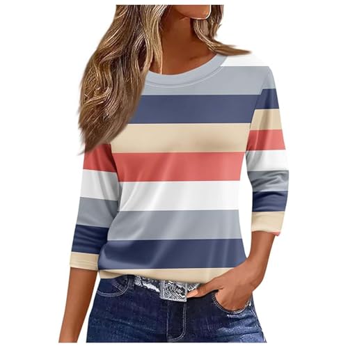 JIANROU Bluse Damen Langarm T-Shirt Leichte Lässig Pullover Shirt,Lange Bluse,Elegante Oberteile,Lässige Oversize Shirts Damen,Damen Bluse Lang,Festliche Oberteile In Großen Größen von JIANROU