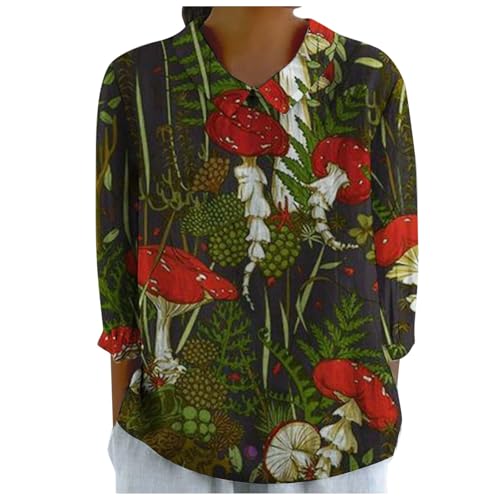 JIANROU Bluse Damen Lockere Langarmshirt Basic Oberteile,Top Langarm,Sportlich Elegante Oberteile Damen,Bluse Schößchen,Basic Langarmshirt Damen Baumwolle,Damen Hemd von JIANROU
