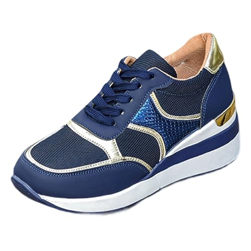 JIANROU Damen Freizeit Schuhe Laufschuhe Walkingschuhe Sneaker Atmungsaktiv Sneakers Lässig Sneaker Platform Elegante Freizeitschuhe von JIANROU