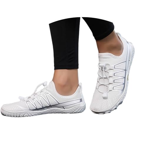 JIANROU Damen Freizeit Schuhe Laufschuhe Walkingschuhe Sneaker Atmungsaktiv Sneakers Langlebige Damen Turnschuhe Schwarz Bequem Freizeitschuhe von JIANROU