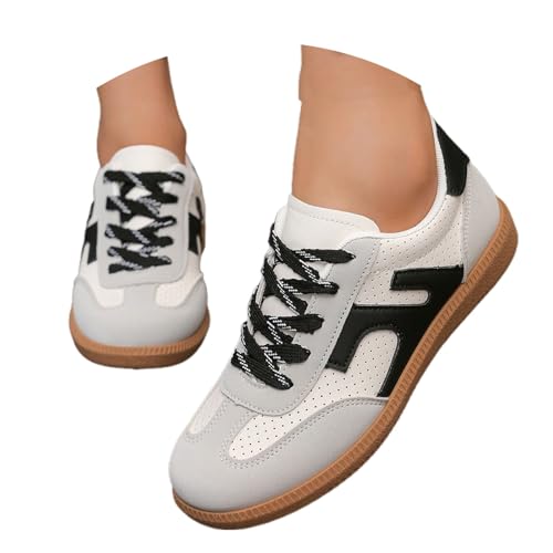 JIANROU Damen Freizeit Schuhe Laufschuhe Walkingschuhe Sneaker Atmungsaktiv Sneakers Langlebige Schuhe Damen Stiefeletten Sport Freizeitschuhe von JIANROU
