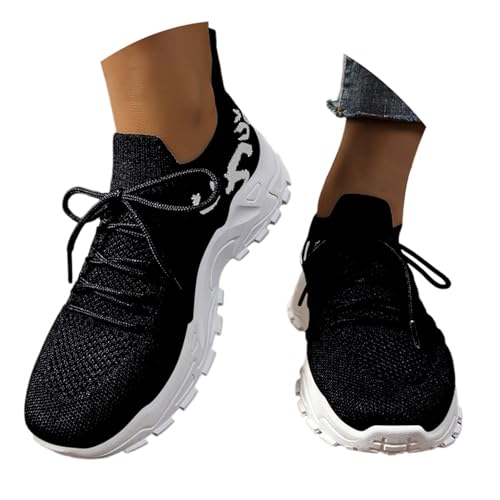 JIANROU Damen Schuhe Turnschuhe Sportschuhe Laufschuhe Walkingschuhe Sneaker Atmungsaktiv Sneakers Langlebige Silberne Schuhe Sport Freizeitschuhe von JIANROU