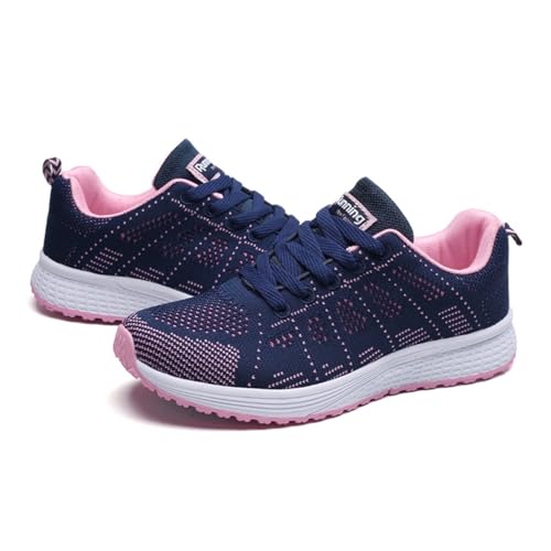 JIANROU Damen Schuhe Turnschuhe Sportschuhe Laufschuhe Walkingschuhe Sneaker Leicht Sneakers Langlebige Sneaker Mit Plateau Elegante Freizeitschuhe von JIANROU