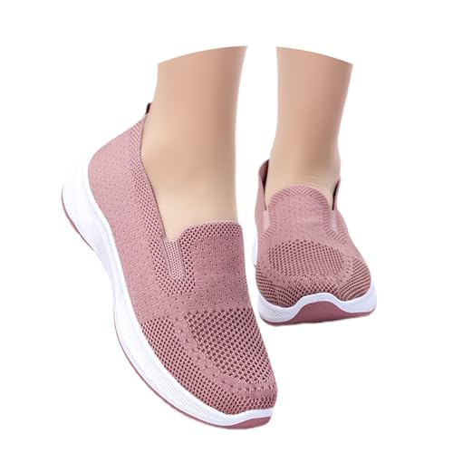 JIANROU Damen Schuhe Turnschuhe Sportschuhe Laufschuhe Walkingschuhe Sneaker Outdoor Sneakers Lässig Damen Sandaletten Schwarz Elegante Freizeitschuhe von JIANROU