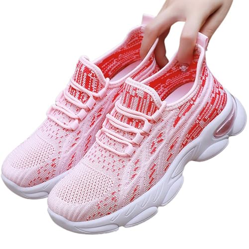 JIANROU Damen Sneaker Sportschuhe Turnschuhe Freizeit Schuhe Walkingschuhe Outdoor Sneakers Langlebige Extra Weite Schuhe Elegante Freizeitschuhe von JIANROU