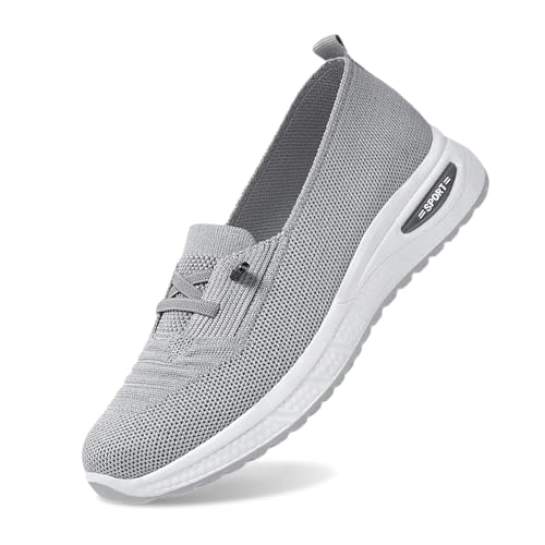 JIANROU Damen Sneaker Turnschuhe Sportschuhe Freizeit Schuhe Atmungsaktiv Sneakers Lässig Canvas Sneaker Sport Freizeitschuhe von JIANROU