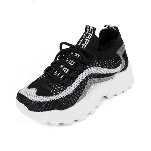 JIANROU Damen Sneaker Turnschuhe Sportschuhe Freizeit Schuhe Outdoor Sneakers Langlebige Pinke Damenschuhe Bequem Freizeitschuhe von JIANROU