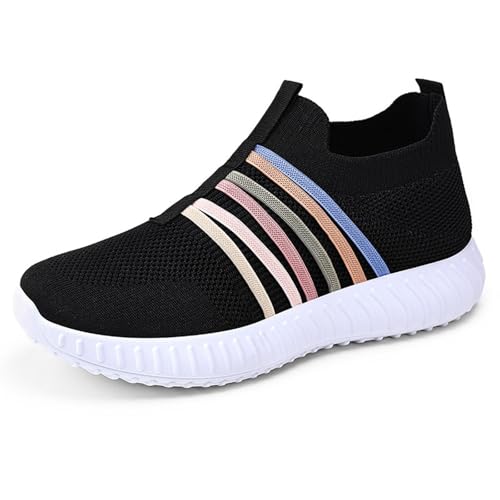 JIANROU Damen Sneaker Turnschuhe Walkingschuhe Schuhe Atmungsaktiv Sneakers Langlebige Sommer Sportschuhe Bequem Freizeitschuhe von JIANROU