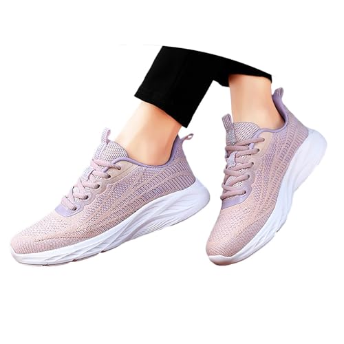 JIANROU Damen Sneaker Turnschuhe Walkingschuhe Schuhe Leicht Sneakers Lässig Schuhe Mit Weißer Sohle Elegante Freizeitschuhe von JIANROU