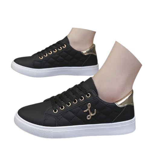 JIANROU Damen Sneaker Turnschuhe Walkingschuhe Schuhe Leicht Sneakers Langlebige Sneaker Grün Weiss Sport Freizeitschuhe von JIANROU