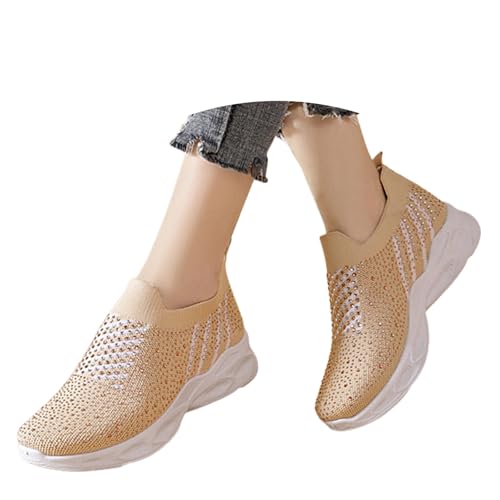 JIANROU Damen Sneaker Walkingschuhe Laufschuhe Sportschuhe Outdoor Sneakers Langlebige Schuhe Schwarz Damen Sport Freizeitschuhe von JIANROU