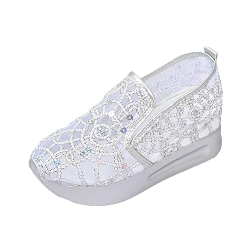 JIANROU Laufschuhe Damen Turnschuhe Sportschuhe Sneaker Atmungsaktiv Sneakers Langlebige Schuhe Royalblau Bequem Freizeitschuhe von JIANROU