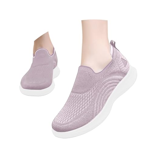 JIANROU Laufschuhe Damen Turnschuhe Sportschuhe Sneaker Outdoor Sneakers Langlebige Sneaker Damen Orange Elegante Freizeitschuhe von JIANROU