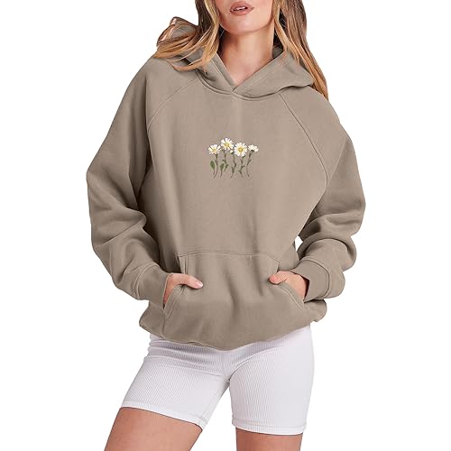 JIANROU Pullover Damen Sweatshirts Langarm Kapuzenpullover Herbst Winter Sweatshirt Rot Damen Rosa Rollkragenpullover Alpaka Pullover Damen Hoodie Pullover Sweatshirt Jacke Damen von JIANROU