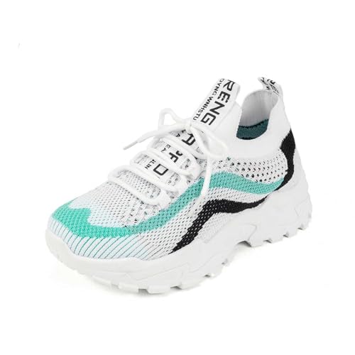 JIANROU Schuhe Damen Laufschuhe Walkingschuhe Sneaker Atmungsaktiv Sneakers Langlebige Offene Schuhe Damen Sport Freizeitschuhe von JIANROU