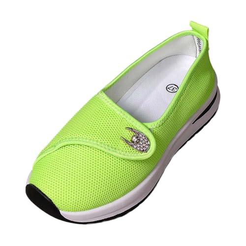 JIANROU Sneaker Damen Turnschuhe Schuhe Sportschuhe Walkingschuhe Atmungsaktiv Sneakers Lässig Schuhe Mint Bequem Freizeitschuhe von JIANROU
