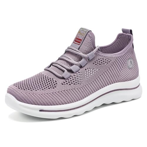 JIANROU Sneaker Damen Turnschuhe Schuhe Sportschuhe Walkingschuhe Atmungsaktiv Sneakers Lässig Weiße Damen Schuhe Elegante Freizeitschuhe von JIANROU