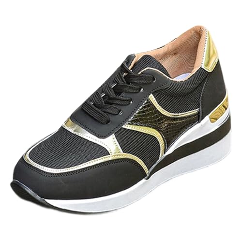 JIANROU Sneaker Damen Turnschuhe Schuhe Sportschuhe Walkingschuhe Atmungsaktiv Sneakers Langlebige Winter Sneaker Sport Freizeitschuhe von JIANROU
