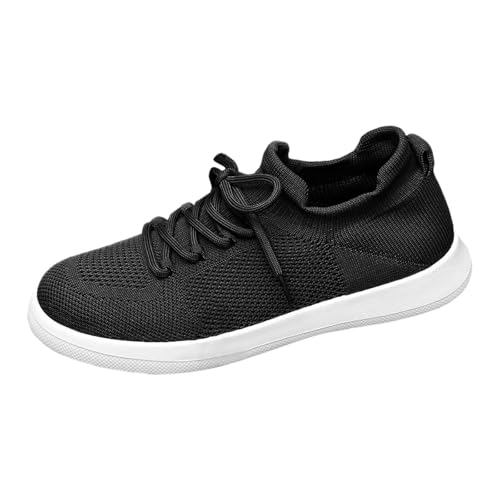 JIANROU Sneaker Damen Turnschuhe Schuhe Sportschuhe Walkingschuhe Leicht Sneakers Lässig Stoff Sneaker Weiß Bequem Freizeitschuhe von JIANROU