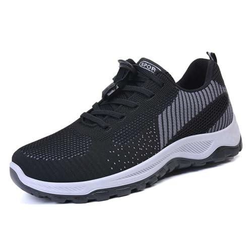 JIANROU Sneaker Damen Turnschuhe Schuhe Sportschuhe Walkingschuhe Outdoor Sneakers Lässig Damen Sandaletten Schwarz Elegante Freizeitschuhe von JIANROU